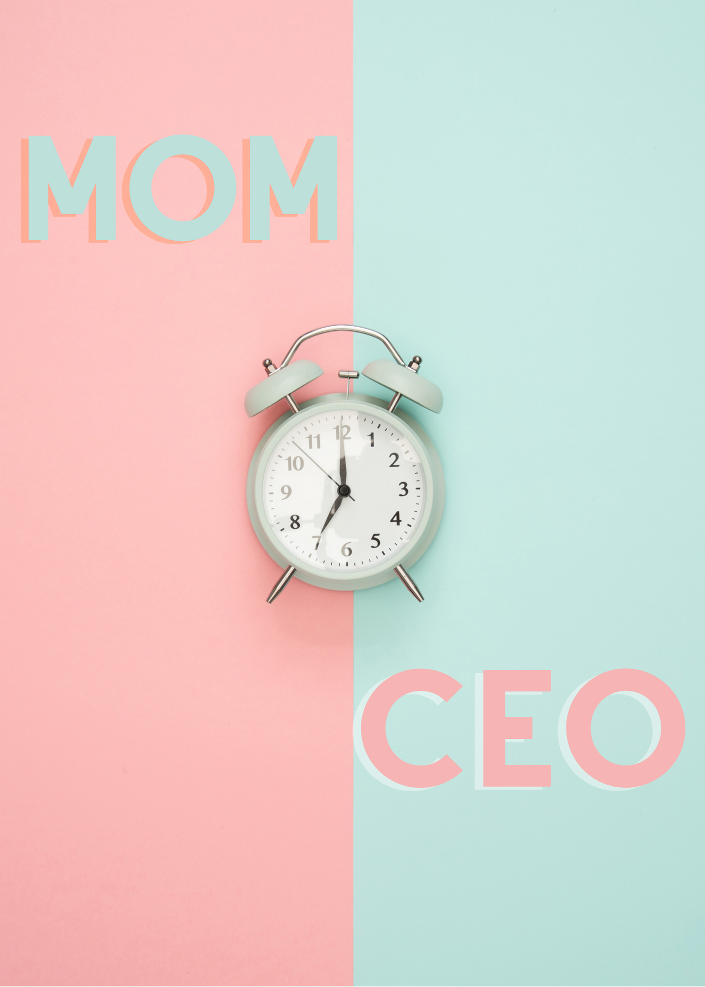 24/7 Mom - Blue & Pink